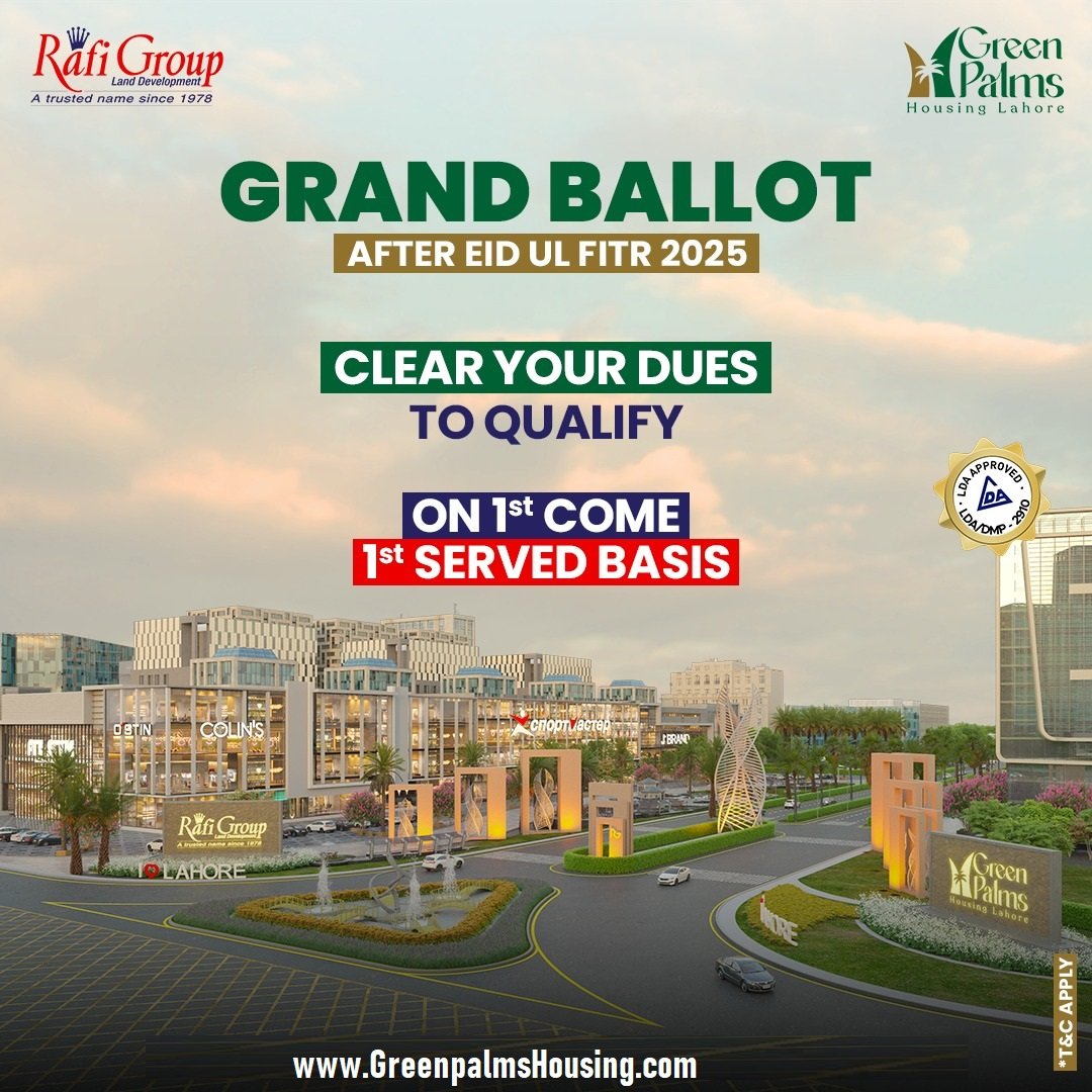 First Grand Balloting of Green Palms Housing Lahore